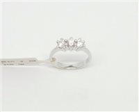 Anello Lorenza Gioielli Donna Trilogy in Oro bianco Diamante 0.71 Ct AN979882-15 - AN979882-15